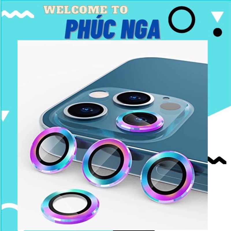 [ Titan cầu vồng ] Dán bảo vệ từng mắt Camera iPhone 13 pro max , 12 Pro Max,,11 Pro Max 14 PRO MAX 14 plus