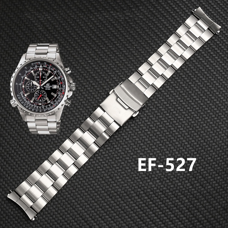 Dây Đeo Đồng Hồ Bằng Thép Không Gỉ Cho Casio Ef-500 521 527 530 533 534 535 539 544 546 554 563