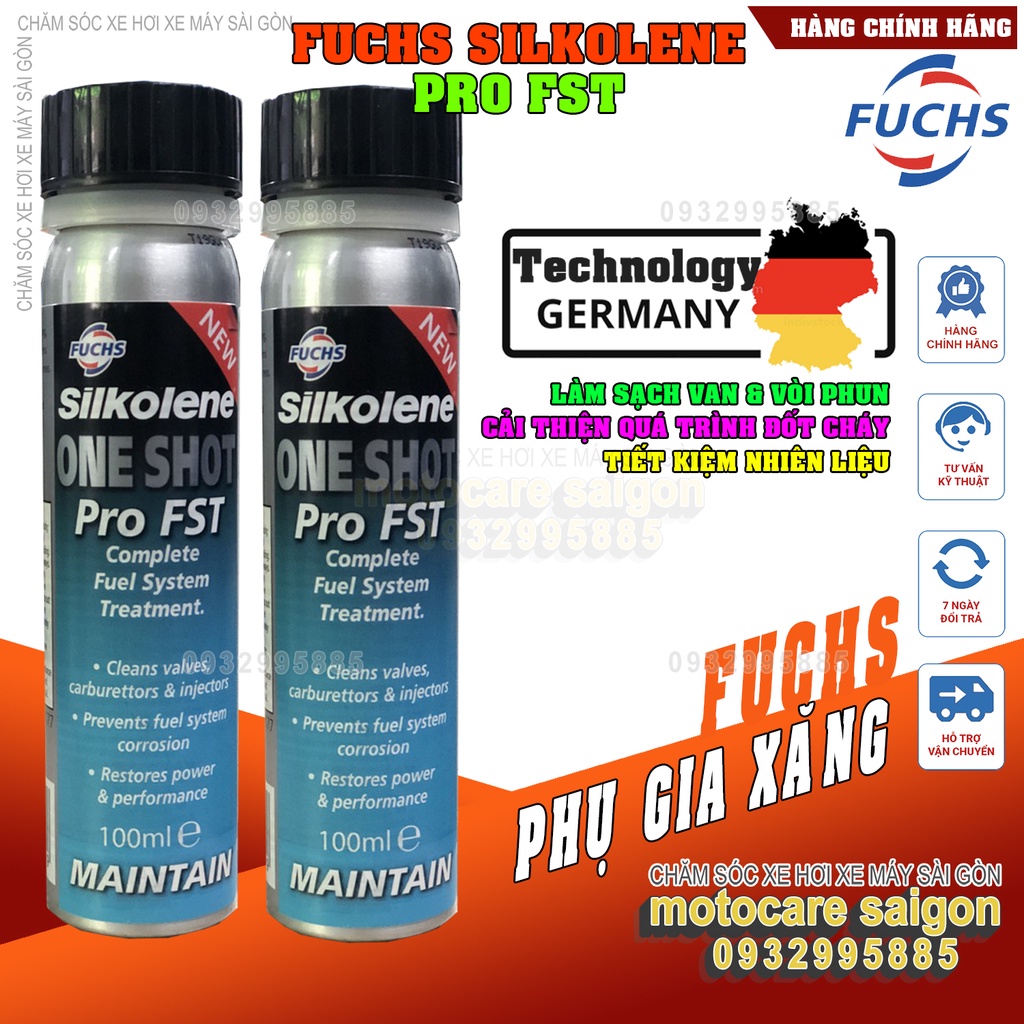 Phụ gia vệ sinh hệ thống nhiên liệu Fuchs Silkoelen Pro FST