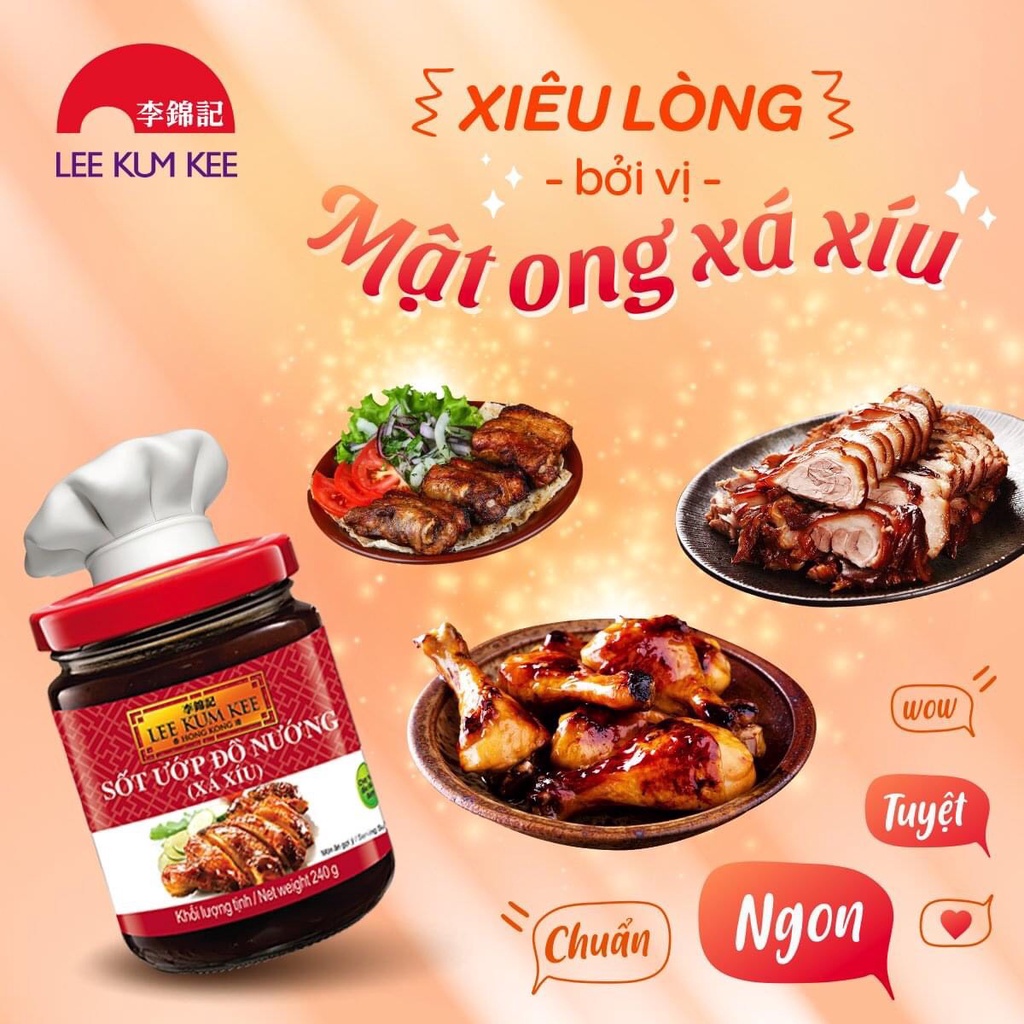 Sốt Ướp Đồ Nướng Xá Xíu Lee Kum Kee 240G Chính Hãng