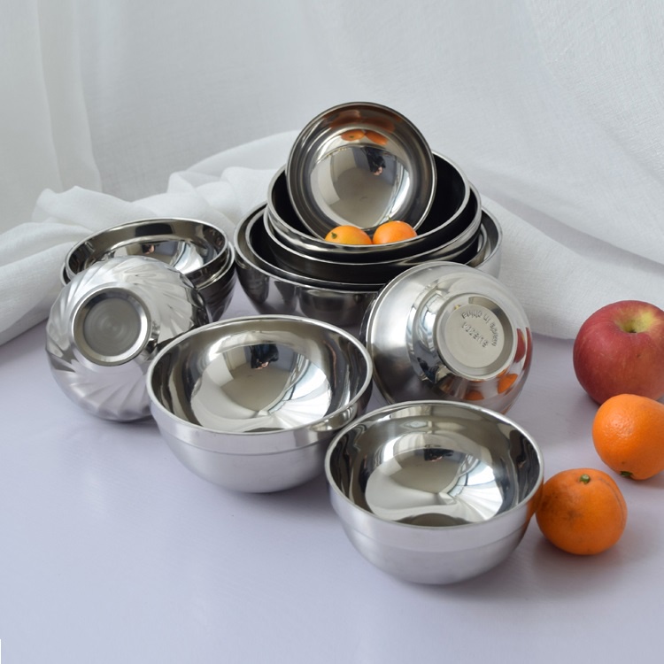Bát inox hai lớp cách nhiệt chống bỏng chén canh cho trẻ em