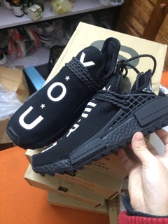 ⚡️Ảnh thật+Fullbox⚡️Giày Sneaker Human Race đen đế răng cưa