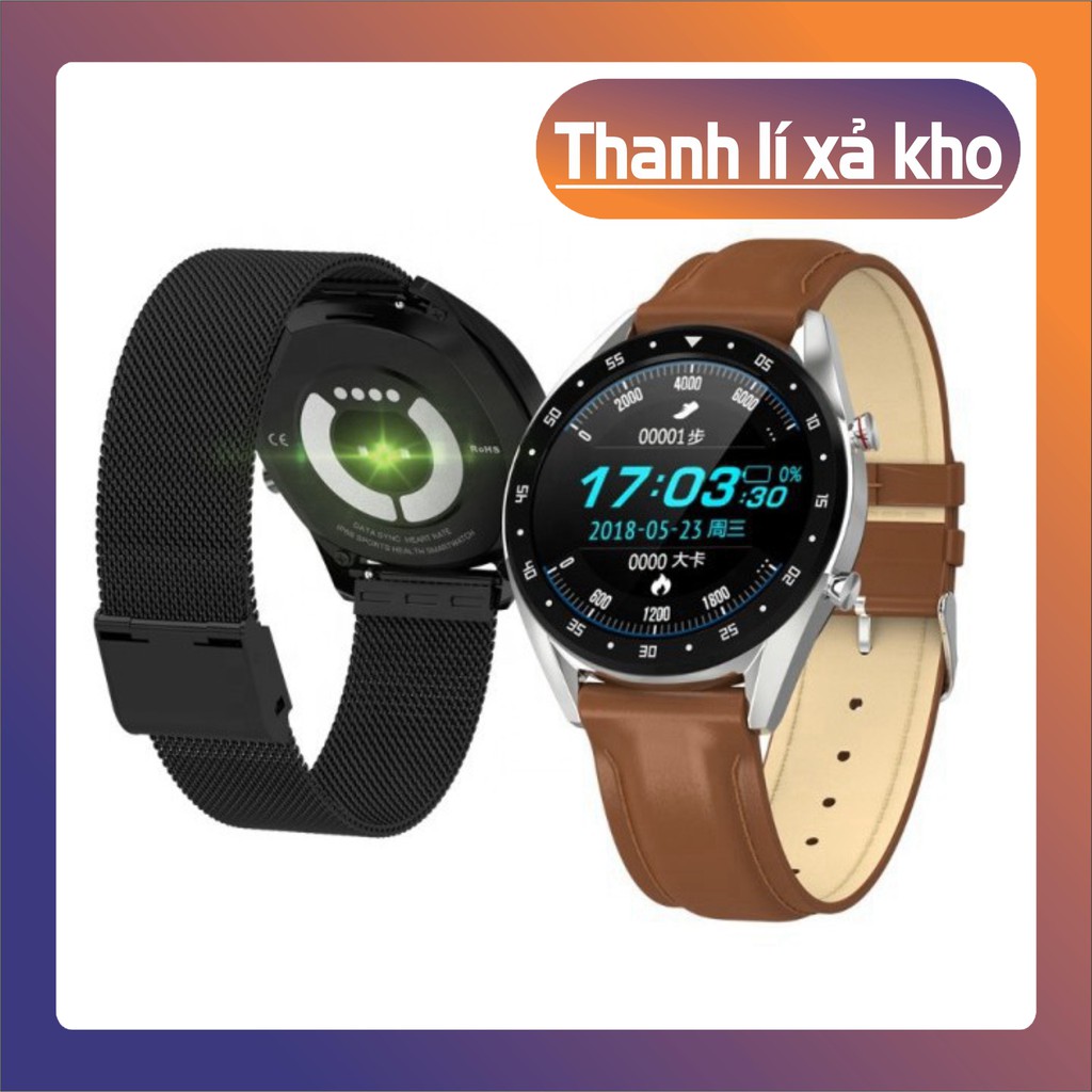 ĐỐT KHO Đồng hồ thông minh Microwear L7 - Nghe gọi, quay số trực tiếp qua bluetooh, hỗ trợ đo nhịp tim, đẩy thông báo ứn