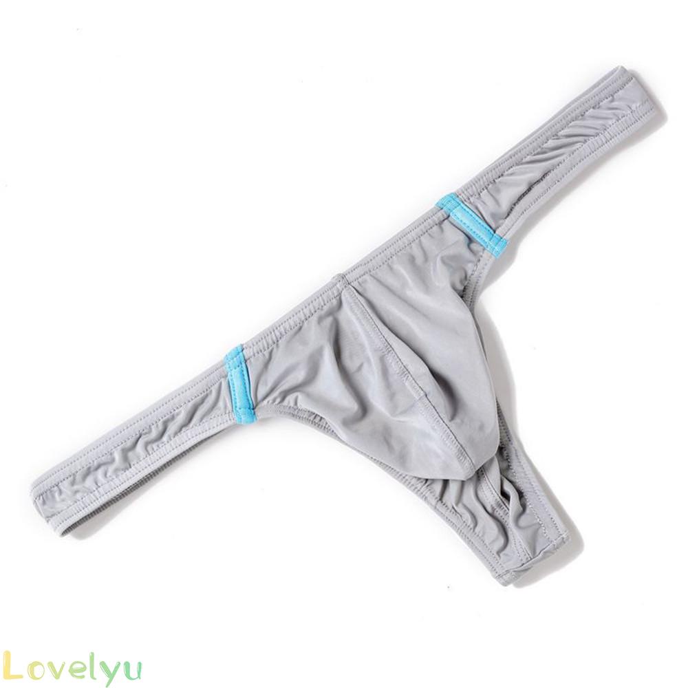 Quần lót lọt khe màu trơn thoáng khí sexy cho nam màu sắc