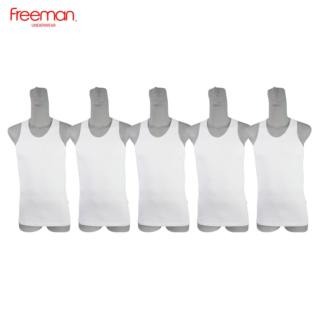 Áo thun ba lỗ nam Freeman - Viền áo mỏng - Chất liệu cotton ASF207