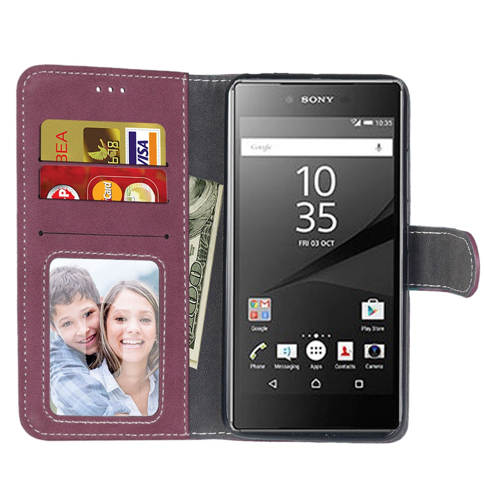 Bao Da Pu Đa Năng Tiện Dụng Dành Cho Sony Xperia Z5 Premium E6833 E6853 E6883