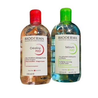 Nước Tẩy Trang Bioderma Créaline H2O 500ml Bản Mới Nhất có Bill Biodema