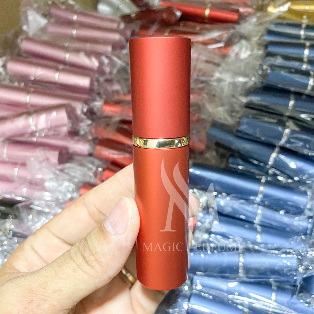 Chai lọ chiết nước hoa 10ml vỏ nhôm hai lớp, loại đẹp, kín không rò rỉ, chảy nước, dạng phun sương