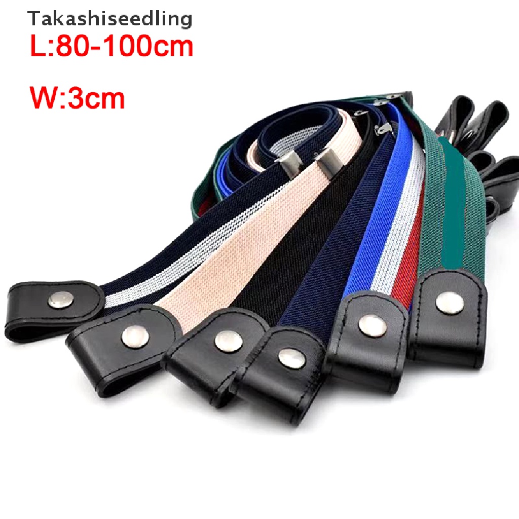 Thắt lưng co giãn không khóa thời trang dành cho nam nữ