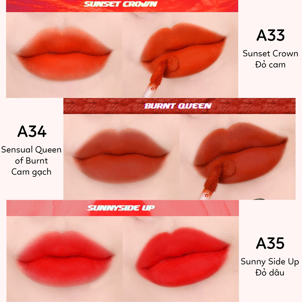 Son Kem Lì Black Rouge Air Fit Velvet Tint Version 5, 6, 7 | Thế Giới Skin Care