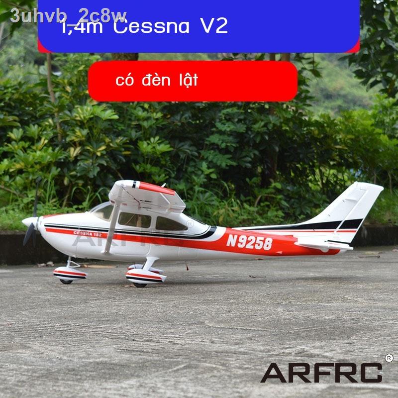♧1,4 m Máy bay mô hình Cessna 182 điều khiển từ xa bằng điện cánh cố định v2 rỗng siêu chuyên
