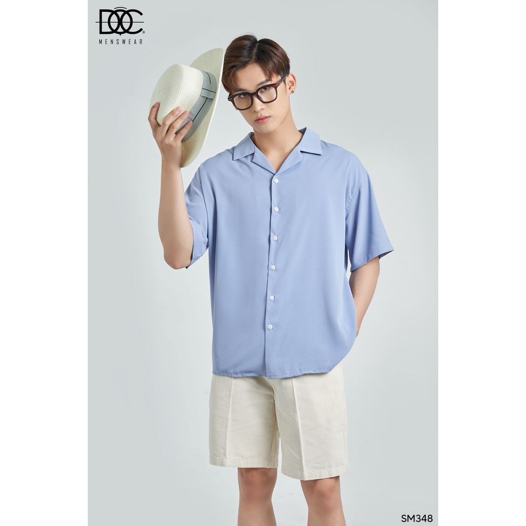 Áo Sơ Mi Nam Trơn Nhiều Màu Trẻ Trung Lịch Sự (CUBAN SHIRT) ĐỘC MENSWEAR - SM348