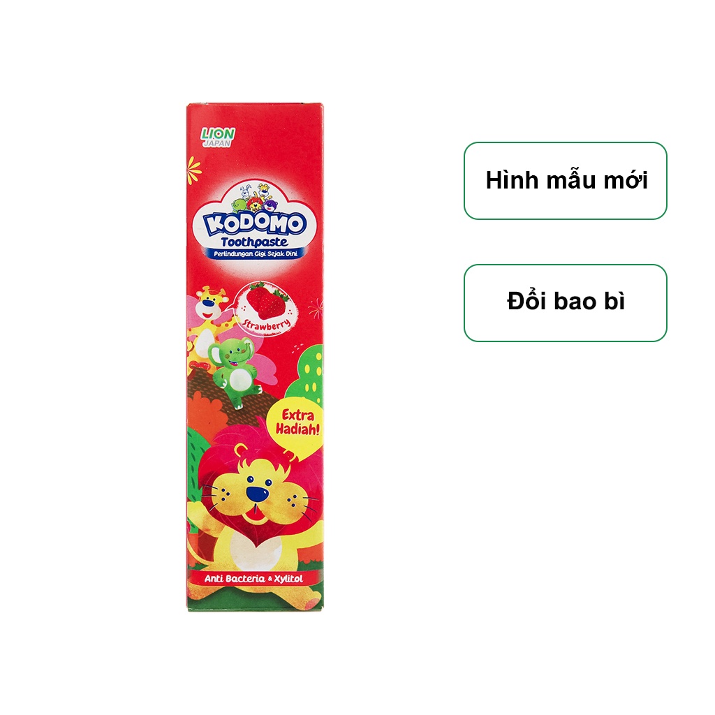 Kem đánh răng trẻ em Komodo 45gr hàng nội địa Thái