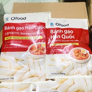 Bánh gạo Hàn Quốc O food gói 1kg dùng làm món Tokpokki