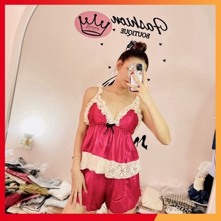 Đồ ngủ sexy nữ bộ ngủ 2 dây ren cao cấp thoáng mát múc ngực freesize kiểu dáng babydoll cao cấp sang chảnh giá hot đẹp.