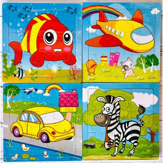 COMBO 10 TRANH GHÉP GỖ 9 MIẾNG