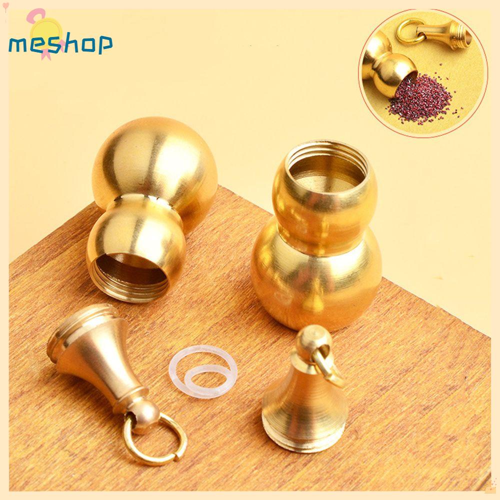 Mặt Vòng cổ/Móc Khóa Bằng Đồng Thau Hình Hồ Lô Độc Đáo