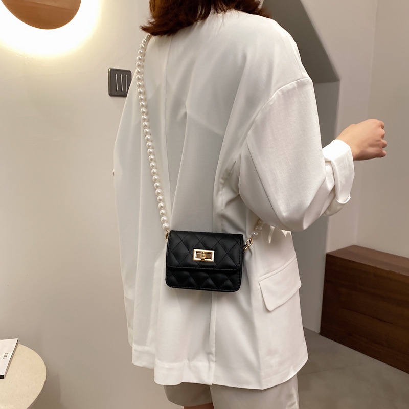 Túi đeo vai phối khóa cài thời trang xinh xắn cho nữ