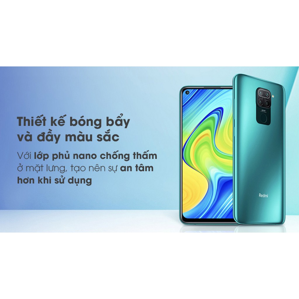 Điện Thoại Xiaomi Redmi Note 9 4GB/128GB - Hàng Chính Hãng