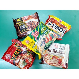 Mì OTTOGI Hải sản rong biển, lẩu thái, kim chi và mì Yeul cay