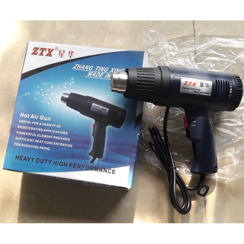 Máy Thổi Nhiệt ZTX -1600W: 2 Chế Độ Chỉnh Nhiệt