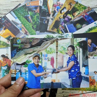 In Ảnh Theo Yêu Cầu Các Cỡ Có Ép Lụa ép Plastic