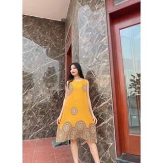 Váy lanh xuông ( ảnh thật - hàng sẵn)