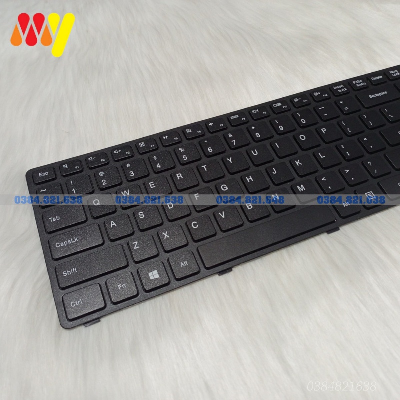 Bàn Phím Laptop Lenovo Ideapad 100, 100-15, 100-15IBD  300-15ISK  300-15IBD  300-17ISK (Cáp giữa - Không nút nguồn)
