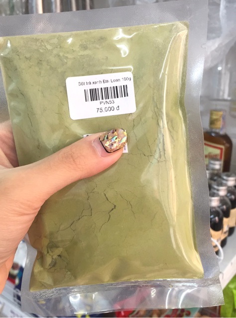 Bột trà xanh Đài Loan 100g