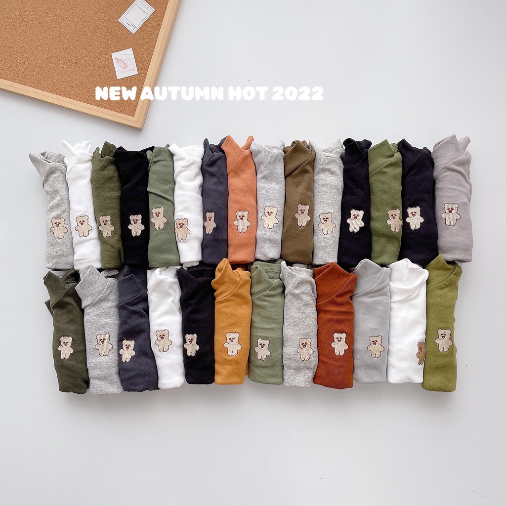 SET 3 ÁO GIỮ NHIỆT THÊU GẤU