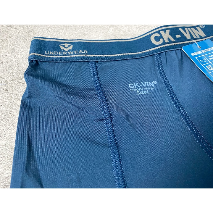 Quần lót nam boxer cao cấp thun lạnh co dãn 4 chiều thông hơi thấm hút, quần lót đùi nam lịch lãm lưng vừa (048)