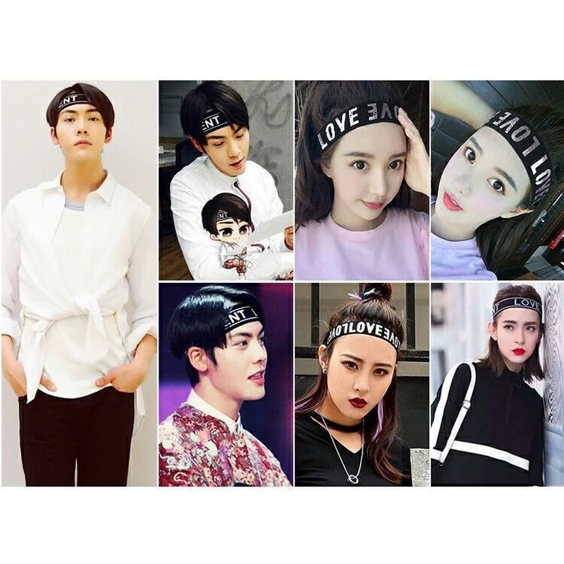 Băng đô thể thao thấm hút mồ hôi phong cách hip hop cá tính năng động