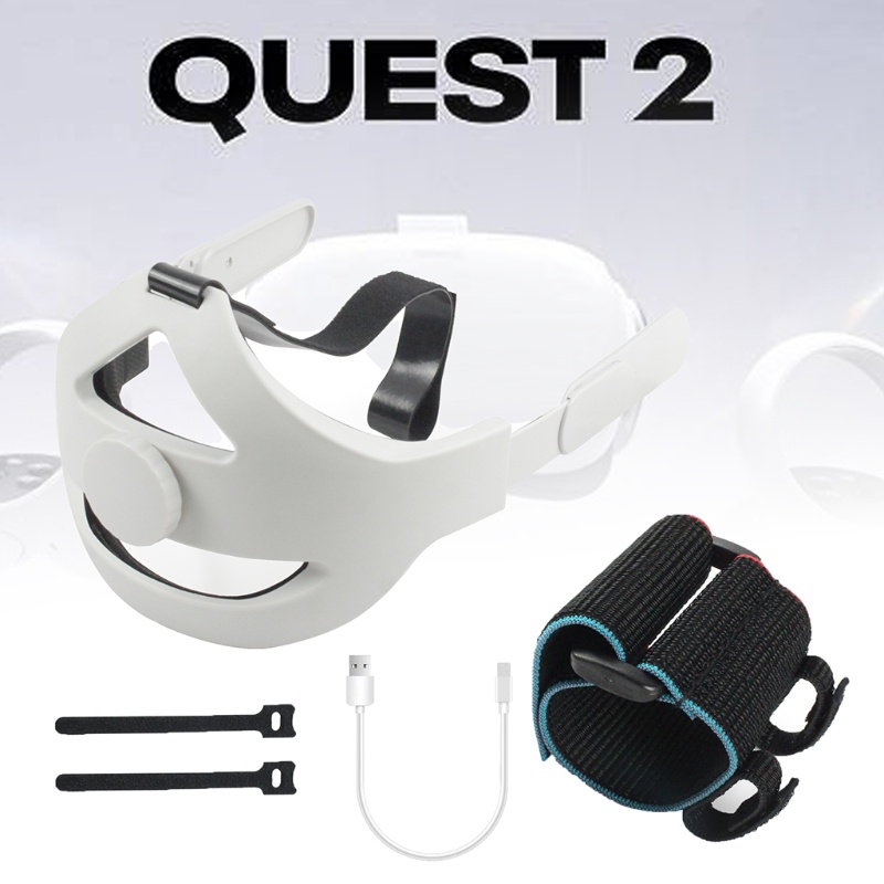 Dây đeo đầu gắn tai nghe cho kính thực tế ảo Oculus Quest 2 | BigBuy360 - bigbuy360.vn