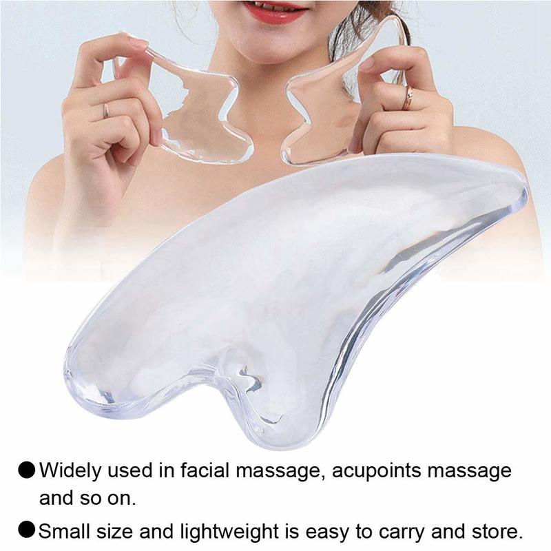 Dụng Cụ Mát Xa Gua Sha Pha Lê Tự Nhiên Bằng Nhựa Resin Tự Nhiên Cho Mặt Và Cơ Thể / Cơ Thể