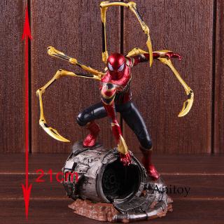 Mô hình nhân vật Iron spiderman bằng nhựa PVC tỉ lệ 1:10