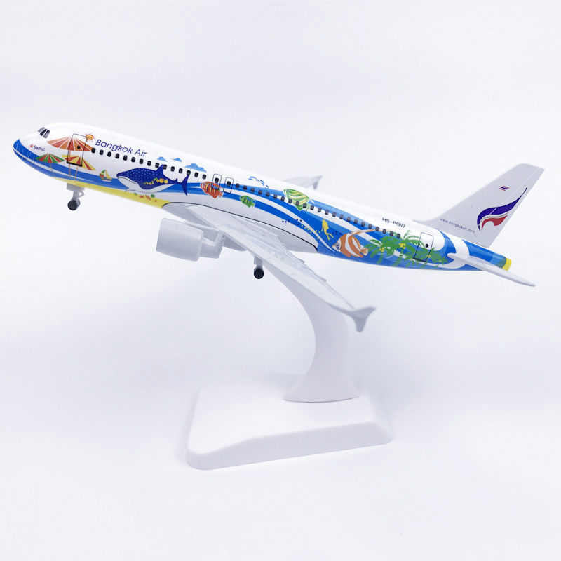 AIRCRAFT MODEL Mô Hình Máy Bay Đồ Chơi Air Bangkook A320 16cm / 20cm