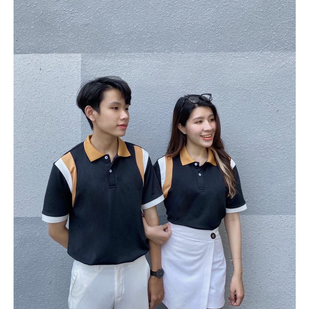 Áo thun polo nam PHỐI TAY cao cấp cổ bẻ vải cá sấu cực đẹp size VNXK