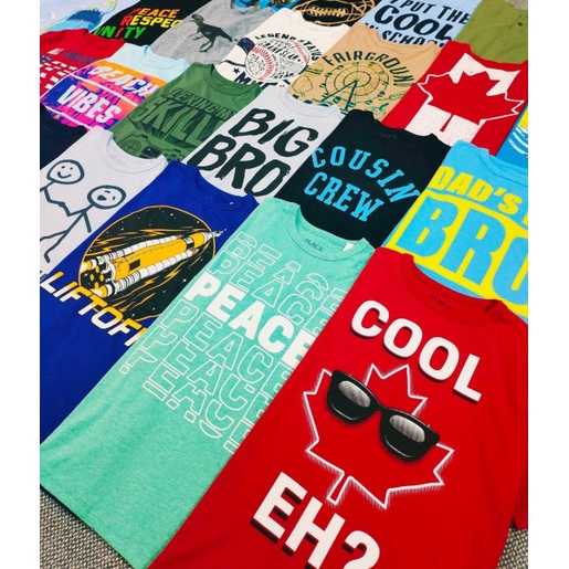 Áo phông bé trai size Đại Áo thun Place bé trai xuất dư 4 đến 16 tuổi - ATPD