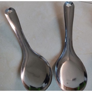 Muôi múc cơm canh inox dày dặn (Muôi đá)