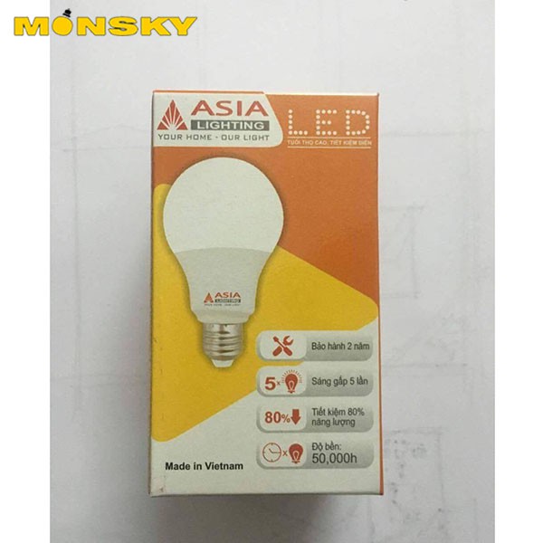 Bóng led MONSKY chống cận 9w Asia Việt Nam cao cấp