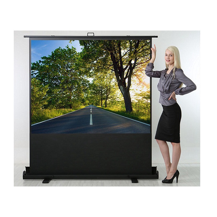 MÀN CHIẾU ĐỂ SÀN 100 INCH DALITE CHÍNH HÃNG - MÃ FU100TS, TỈ LỆ 4 : 3