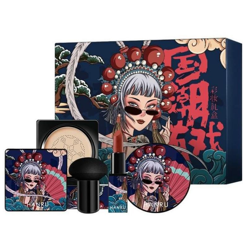 Set makeup HANRU 4 món