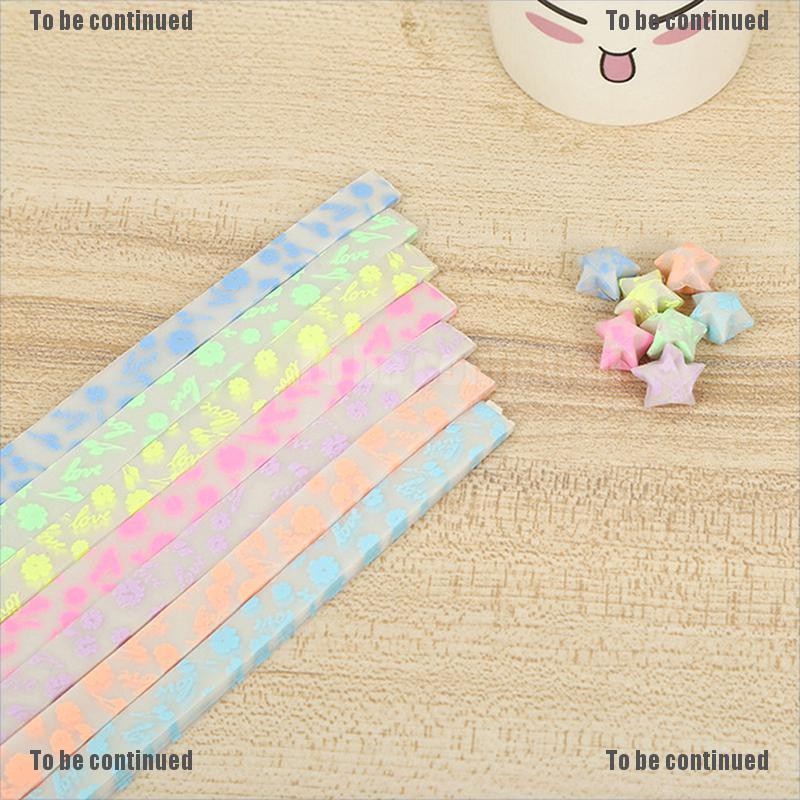 Bộ 210 Dải Giấy Hình Ngôi Sao Phát Sáng Nhiều Màu Sắc