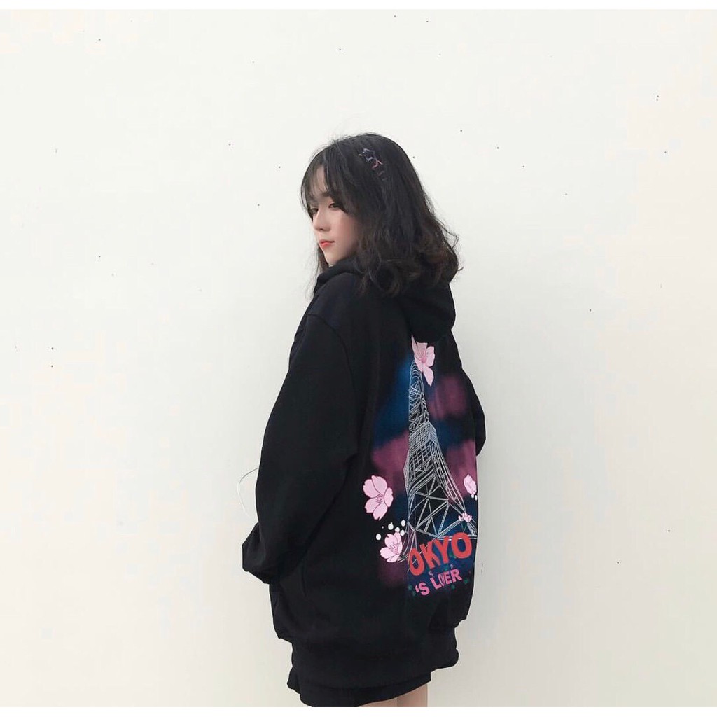 ÁO KHOÁC HOODIE ZIP IN HÌNH