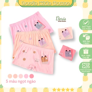 Set 5 quần chip đùi co giãn siêu mềm mát cho bé gái 9-28kg Doris Kids House
