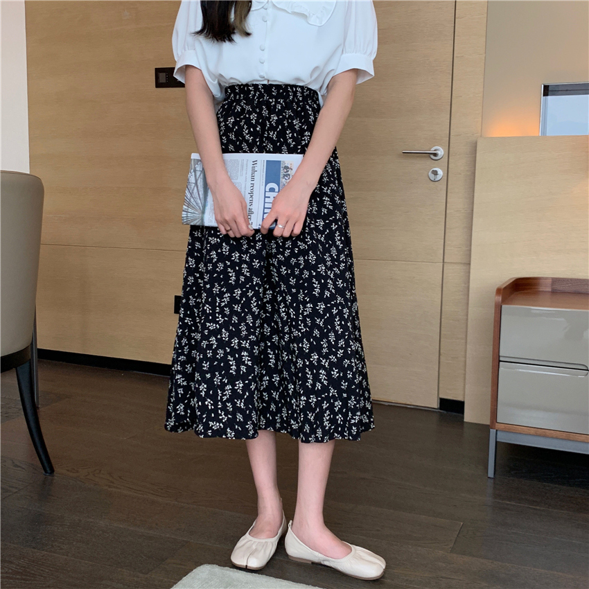 (Có sẵn) Chân váy hoa nhí dáng maxi kèm ảnh thật hàng Quảng Châu ulzzang | BigBuy360 - bigbuy360.vn