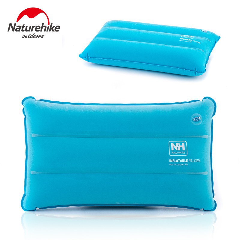 Gối bơm hơi Naturehike NH18F018-Z thiết kế chống trượt nhỏ gọn dùng ngoài trời