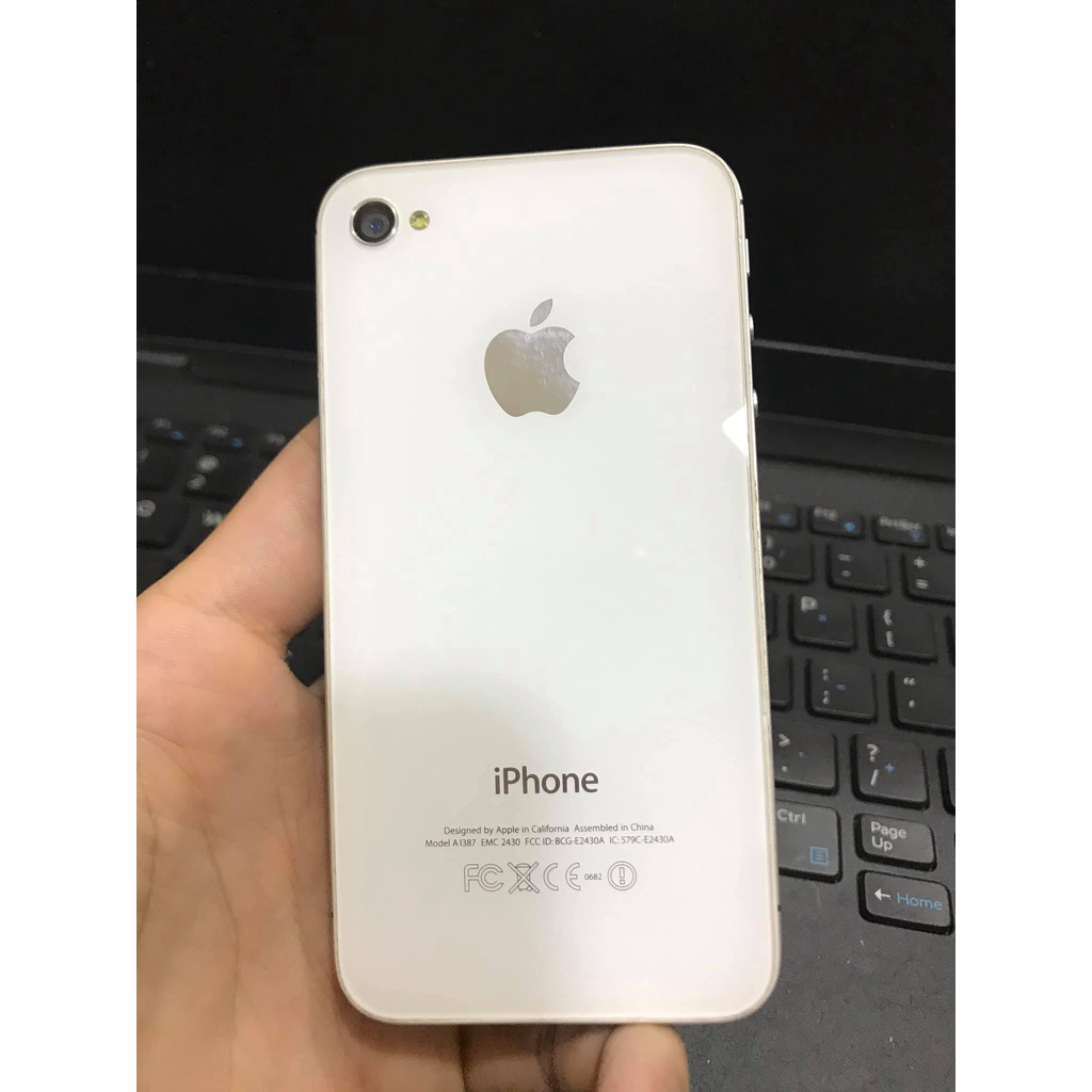 [Mã 2611DIENTU500K hoàn 7% đơn 300K] Điện thoai ip 4s chạy ios 6 , quốc tế ( tặng cáp và dán sẵn cương lực ) | BigBuy360 - bigbuy360.vn