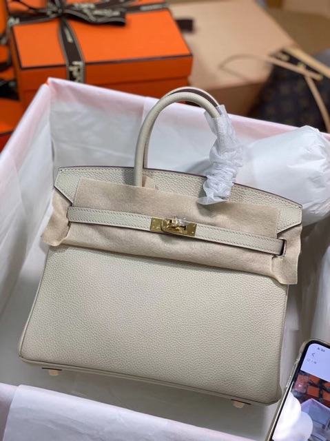 Túi Hm birkin siêu cấp trắng