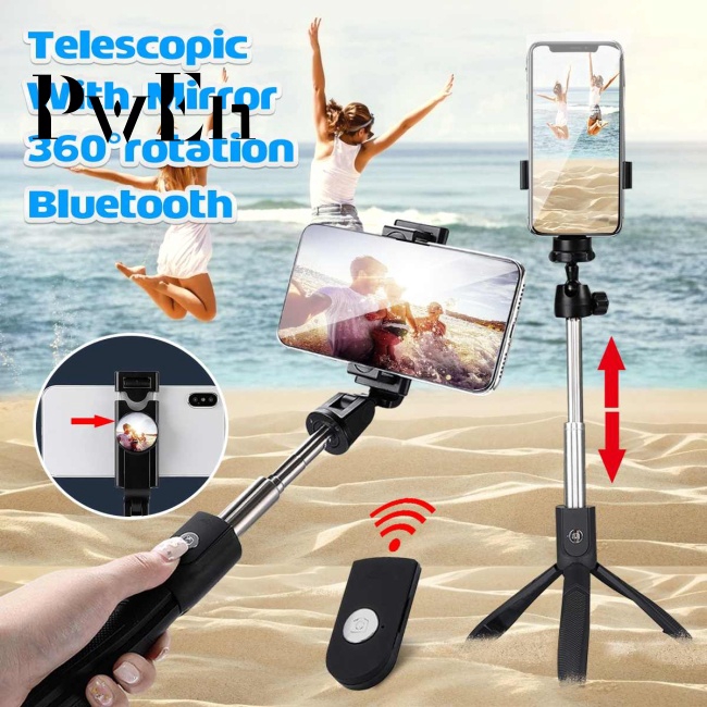 Selfie Stick Tripod Monopod Bluetooth Wireless Remote Mini Selfie Stick for Xiaomi/Honor Smartphone